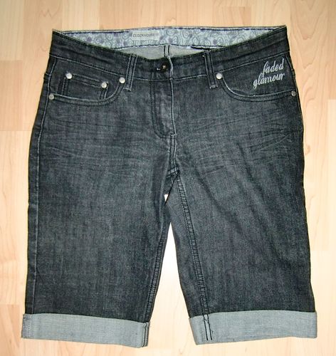 C+A Damen Jeans Shorts Bermuda Dark Denim Gr. 38