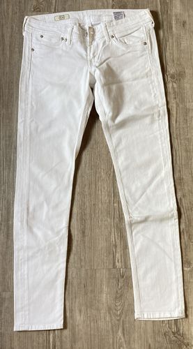 Pepe Jeans London Damen Jeans Weiß Gr. 28/30