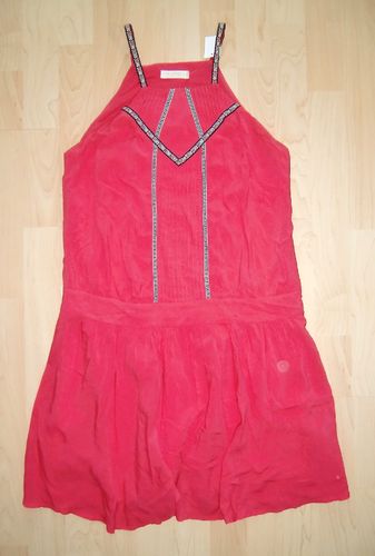 Promod Träger Mini Kleid in Pink + Borte Gr 34