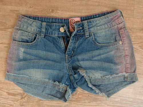 Mädchen Jeans Shorts Used Style Gr. 152