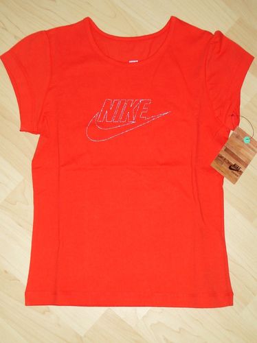 Nike KA Shirt Koralle + Glitzer Gr. L 152-158