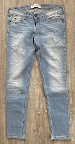 Hollister Damen Jeans Hellblau Gr. 9R W29 L31